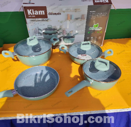 Kiam Ceramic Coating 7pes non-Stick Cookware